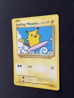 Pokemon Pikachu TCG Surfing Evolutions Card 111/108 Regular Secret Rare - Image 3