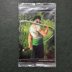 S7368 Zoro 4-21 Japanese One Piece Wafer Card Sealed YJ11 - Image 1