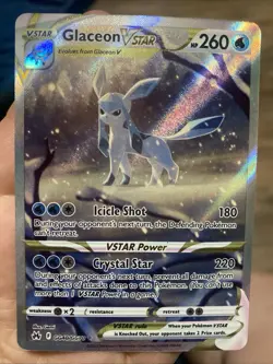 Pokemon Card- Glaceon VSTAR GG40/GG70 Crown Zenith: Galarian Gallery Holo - Image 3