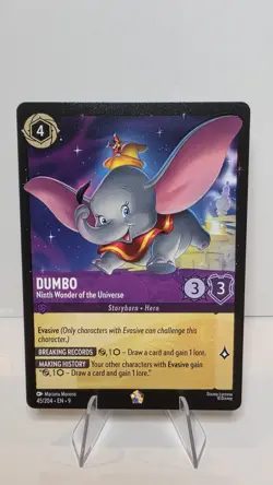 Dumbo 45/204 Disney Lorcana Fabled Regular Legendary Card NM - Image 1