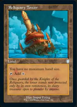Reliquary Tower Light Play, English Magic the Gathering MTG Commander The Brothe - Image 1