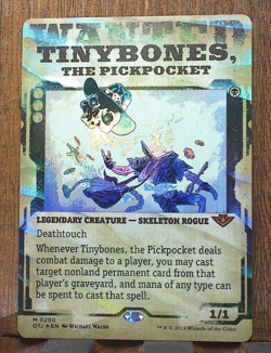 MTG Tinybones, the Pickpocket (Showcase FOIL) Outlaws of Thunder Junction NM! - Image 3