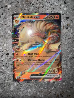 Pokemon TCG Cards Ninetales ex 038/165 SV 151 Double Rare Holo MINT - Image 3