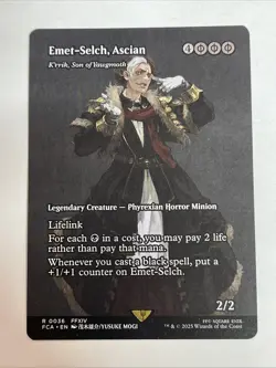 Emet-Selch, Ascian - K'rrik, Son of Yawgmoth (Showcase) Final Fantasy#36 Rare - Image 1