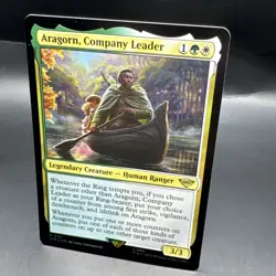 MTG - Aragorn, Company Leader foil LTR R0191 - Image 2