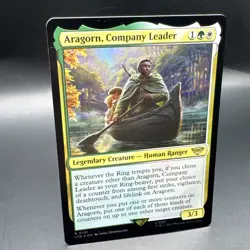 MTG - Aragorn, Company Leader foil LTR R0191 - Image 3