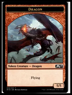 Core Set 2019 #10 Dragon Token (010) - Image 1