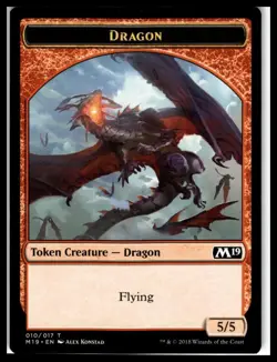 Core Set 2019 #10 Dragon Token (010) - Image 1