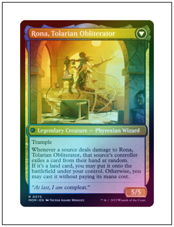 1x Rona, Herald of Invasion, Foil, Magic the Gathering MTG NM - Image 2