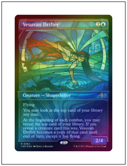 Vesuvan Drifter, Halo Showcase Art Foil, Magic the Gathering MTG NM - Image 1