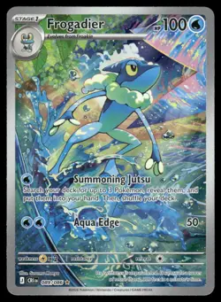 Frogadier 089/086 Holo Illustration Rare Chaos Rising Pokemon Holo Near Mint - Image 1