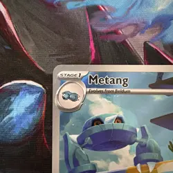 Metang 94/86 Illustration Rare Pokemon Chaos Rising ME04 NM - Image 2