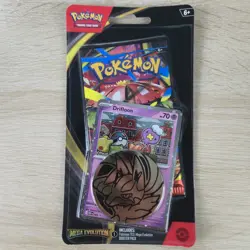 FART SWIRL 💫🌀 NEW Pokemon TCG Mega Evolution Drifloon 005 Promo 1 Pack Blister - Image 2