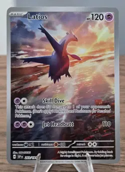 Pokemon Latios 203/191 SV08 Surging Sparks Illustration Rare Holo English - Image 1