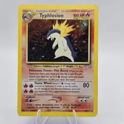 Typhlosion Neo Genesis 18/111 Unlimited Holo Rare Pokemon TCG LP - Image 2