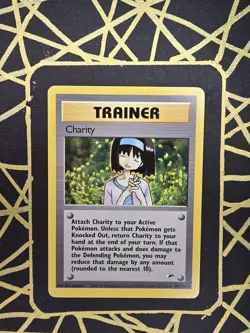 🔥 Charity 99/132 🔥 NM Non Holo Rare Gym Heroes Pokemon Trainer Card WOTC - Image 1