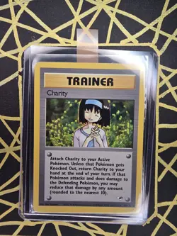 🔥 Charity 99/132 🔥 NM Non Holo Rare Gym Heroes Pokemon Trainer Card WOTC - Image 3