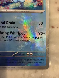 Pokemon Prismatic Evolutions Vaporeon Master Ball Holo 022/131 - Image 4