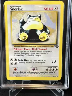 1999 Pokemon Jungle Snorlax Non Holo #27 AGS 9 Vintage WOTC - Image 4