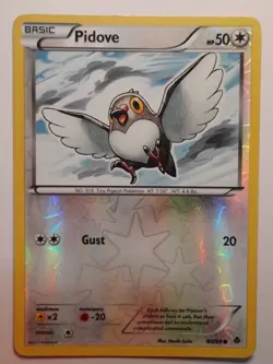 Pidove 80/98 Common Emerging Powers Pokemon Reverse Holo Moderately Played - Image 1