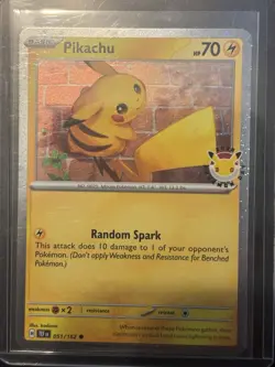 Pikachu Pokemon Day 2026 Promo 051/162 Fart Swirl one of kind - Image 2