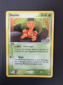 Pokemon TCG Shuckle Ex Unseen Forces 47/115 Reverse Holo Stamped - Image 1