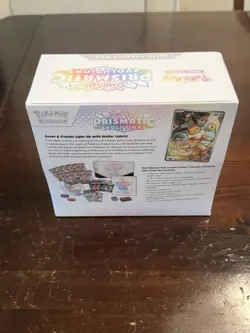 Pokemon Prismatic Evolutions Elite Trainer Box ETB (Plastic Rip See Pics) - Image 2