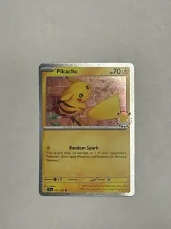 Pikachu 051 Pokemon Day Stamped 30th Anniversary Fart SWIRL 🌀 NM/M Unplayed - Image 2