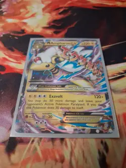 M Ampharos EX 28/98 Pokemon TCG XY Ancient Origins Ultra Rare - Image 2