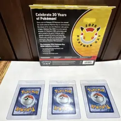 Pokemon TCG Pokemon Day 2026 Lot - Pikachu, Zapdos, Grimmsnarl, Foil Promo - Image 2