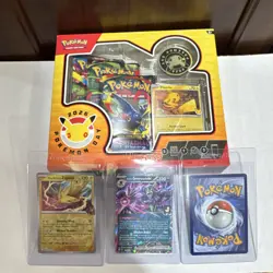 Pokemon TCG Pokemon Day 2026 Lot - Pikachu, Zapdos, Grimmsnarl, Foil Promo - Image 3