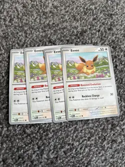 Pokemon TCG - Prismatic Evolutions - Eevee 074/131 - Playset x4 - Image 1