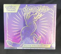 Pokemon TCG Scarlet and Violet Base Elite Trainer Box ETB Miraidon 2023 SEALED 820650853418 - Image 1