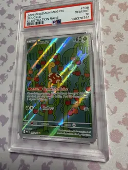 2025 POKEMON MEG EN-MEGA EVOLUTION ILLUSTRATION RARE #136 SHUCKLE PSA 10 - Image 2