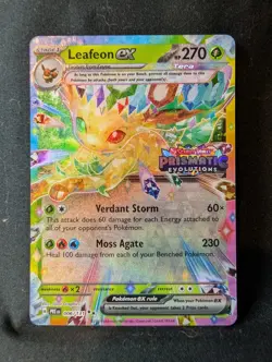 Leafeon ex - (Prismatic Evolutions Stamp) 006/131 Pokemon TCG - NM - Image 1