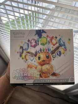 Pokemon Prismatic Evolutions ETB Elite Trainer Box Brand New and Factory Sealed! - Image 1