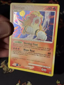 Pokemon Cards Entei 4/132 Cracked Ice Holo Promo - (NM-) - Image 3