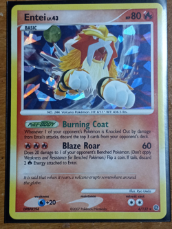 Entei - (Cracked Ice Holo) 004/132 Miscellaneous Cards & Products Holo - Image 2