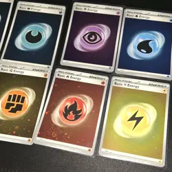 POKEMON 151 Card LOT OF 14 Cosmos HOLO ENERGY / SHINY ENERGIES - Full Foil Set - Image 2