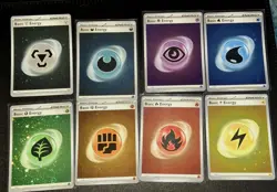 POKEMON 151 Card LOT OF 14 Cosmos HOLO ENERGY / SHINY ENERGIES - Full Foil Set - Image 4