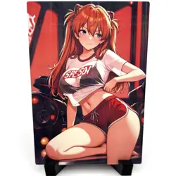 Neon Genesis Evangelion Asuka Langley Soryu Anime Waifu Lewd Goddess Story Card - Image 1