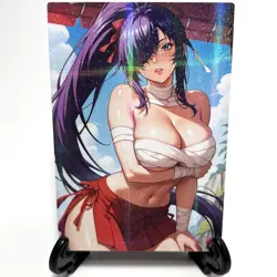 Ikki Tousen Unchou Kanu Sexy Anime Waifu Girl Lewd Doujin Goddess Story Art Card - Image 1