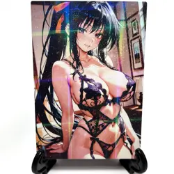 High School DxD Akeno Himejima Sexy Hot Anime Waifu Girl Goddess Story Art Card - Image 2