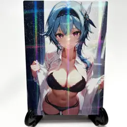 Genshin Impact Eula Sexy Lingerie Anime Waifu Girl Lewd Goddess Story Art Card - Image 2