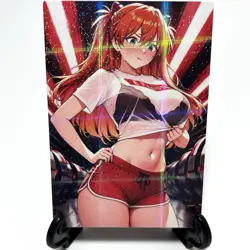 Neon Genesis Evangelion Asuka Langley Soryu Sexy Anime Waifu Goddess Story Card - Image 2