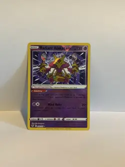 Radiant Alakazam - 059/195 - Pokemon Silver Tempest Radiant Rare Card NM - Image 1
