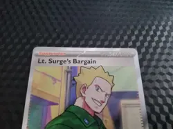 Lt. Surge's Bargain Mega Evolutions Ultra Rare Holo 170/132 MEG Pokemon TCG Card - Image 2
