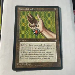 Mtg Jeweled Amulet MP Ice Age Magic the Gathering Card - Image 1