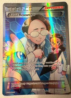 Fossil Researcher (110 Full Art) 110/111 XY - Furious Fists Holo @ 2014 Pokemon - Image 1