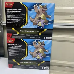 Lot of 2 Pokemon TCG Mega Kangaskhan ex Box Promo Factory Sealed SIR IR - Image 3